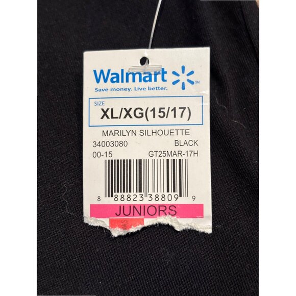 Marilyn Monroe Juniors sz XL short sleeve black t-shirt the Boyfriend Tee NWT - Picture 6 of 8